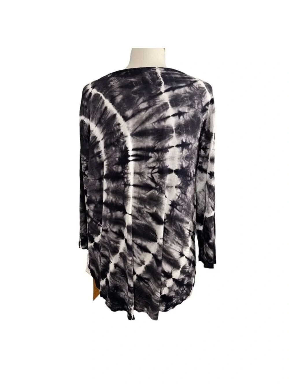 Women's Ruby Rd. Top L Black Tie‎ Dye NWT